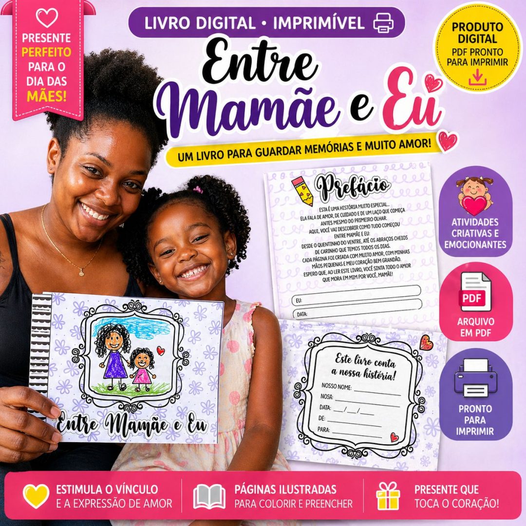 Entre Mamãe e Eu – Um Presente com Amor para o Dia das Mães