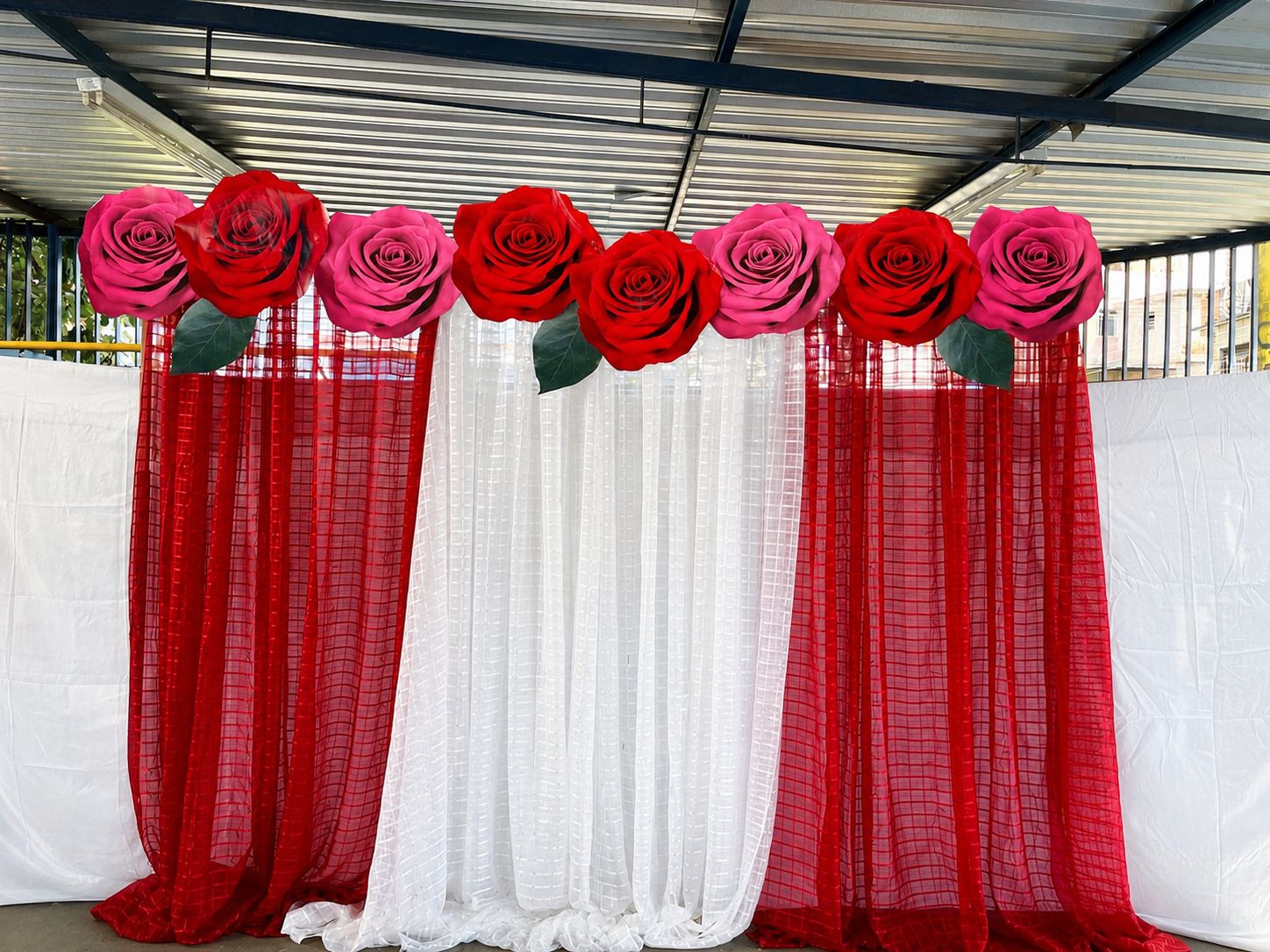 Painel Decorativo FAMÍLIA com Flores Gigantes em PDF - Imagem 2