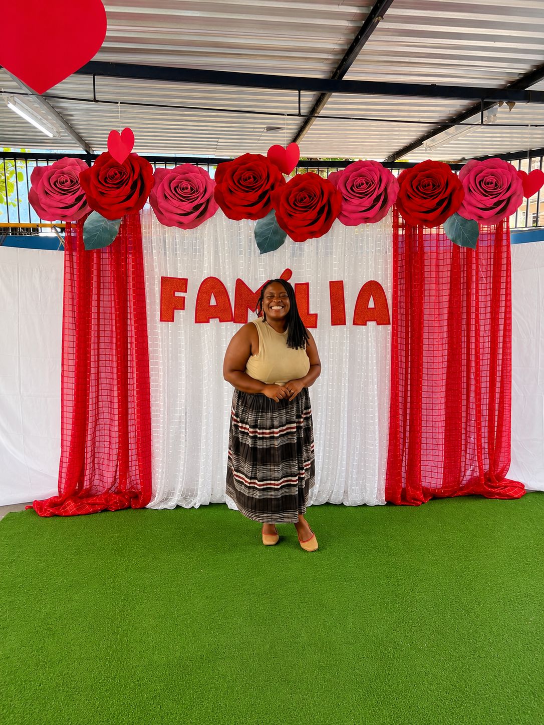 Painel Decorativo FAMÍLIA com Flores Gigantes em PDF - Imagem 5